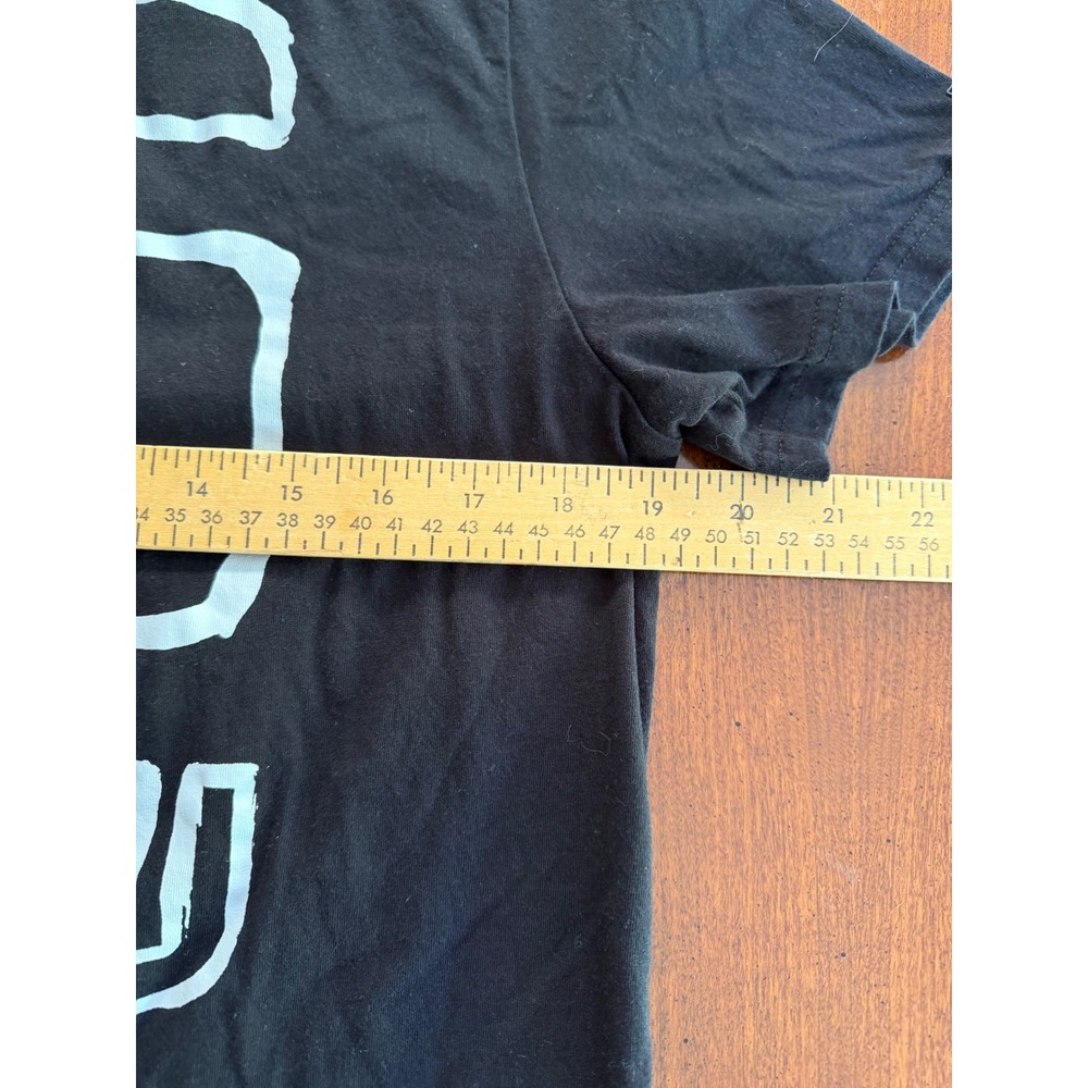 G-Star Raw Graphic Logo T-Shirt Mens Black Crew Neck Medium - Picture 5 of 6
